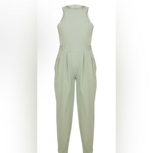 Sage Green RacerBack Jumpsuit